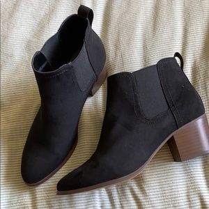Black Suede Ankle Boots